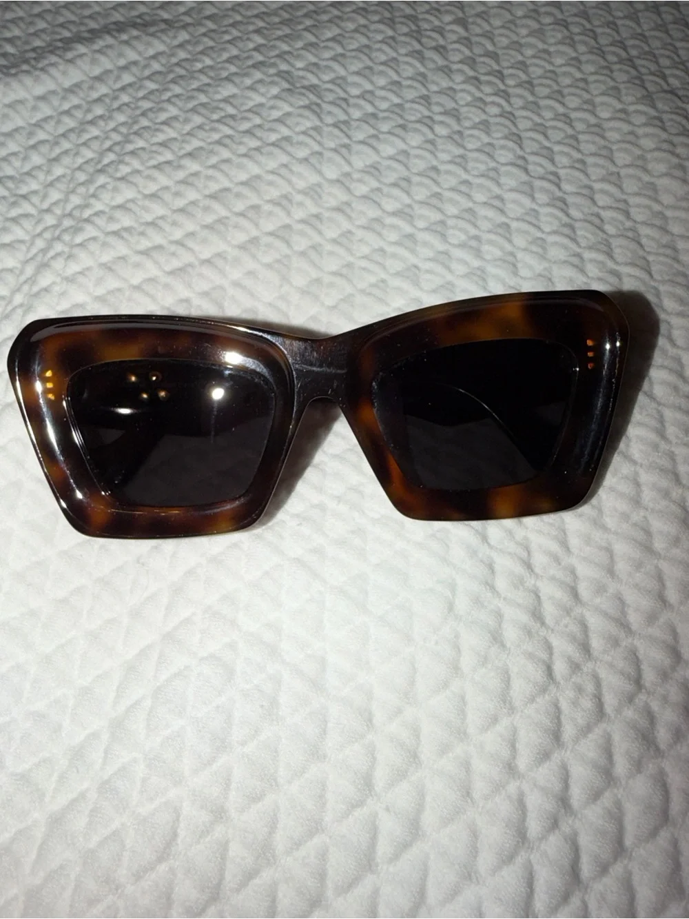 Loewe Tortoise Cateye Frame Sunglasses - Brown & Gold
